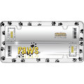 Cruiser Accessories Cruiser Accessories 23033 Paws License Plate Frame - Chrome 23033